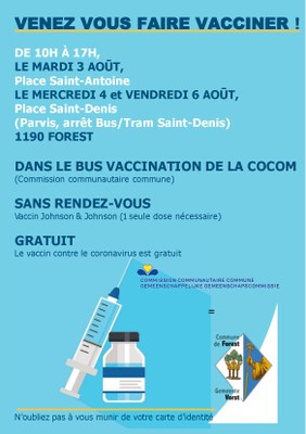 FLYER BUS 100 ROND POINT Vaccination Commune FR 3 4 6 Aug