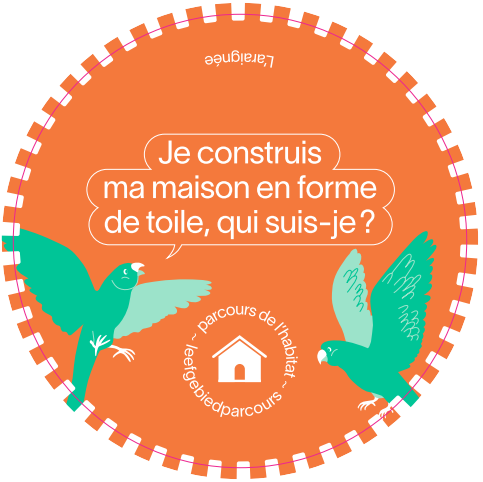 Parcours orange sur le thème de l'habitat