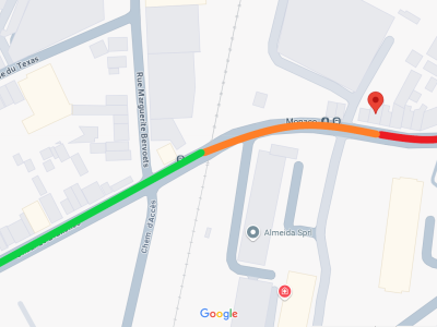chaussée de Bruxelles - courbe Monaco